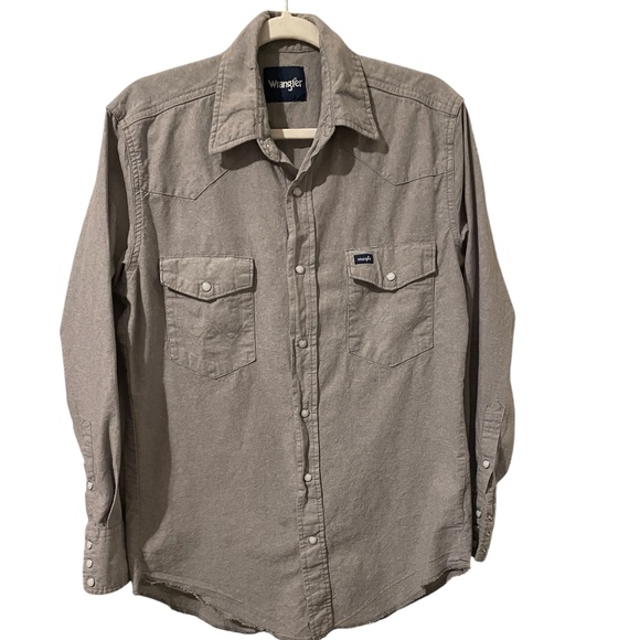 Wrangler Western-style shirt Pearl Snap Buttons Size Medium - Picture 1 of 9